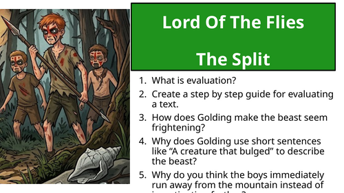 Lord Of The Flies - Chapter 8 The Split