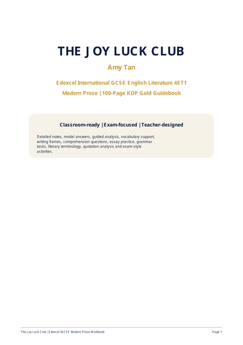 The Joy Luck Club