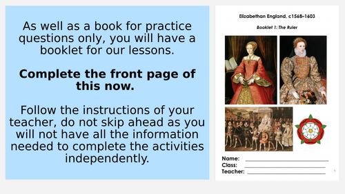 Elizabeth Lesson 1 – The Tudor Family Tree & Context (AQA GCSE)