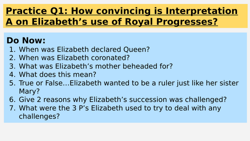 Elizabeth Lesson 5–6 – Exam Practice (Q1) + Feedback