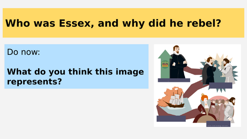 Elizabeth Lesson 15 – Essex’s Rebellion: Causes and Consequences