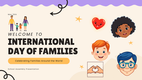 International Day of Families Assembly | KS1 & KS2 | Families, Diversity, PSHE and Inclusion