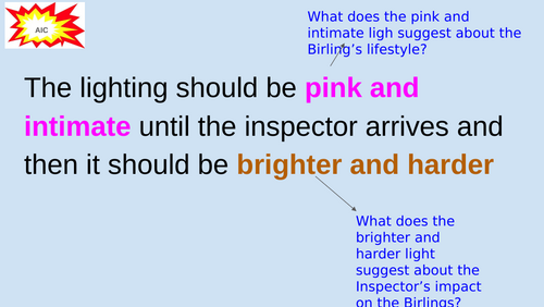 Inspector Calls Quotation Explosion Exercise