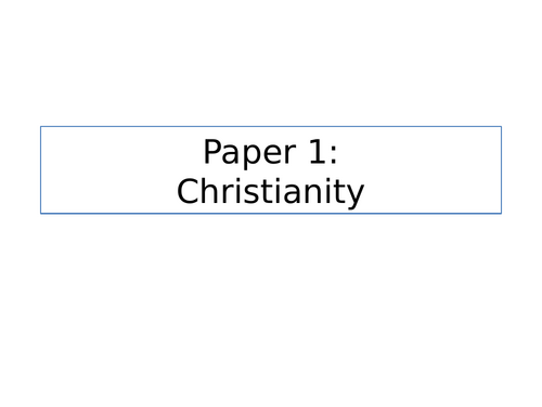 GCSE RS Christianity & Islam: Paper 1 Masterclass Bundle