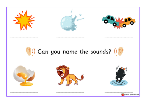 Onomatopoeia Differentiated Worksheets