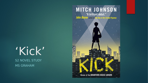 Kick by Mitch Johnston novel SOW