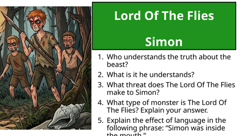 Lord Of The Flies - Chapter 9 Simon
