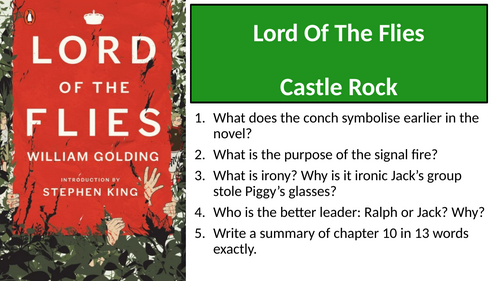 Lord Of The Flies - Chapter 11 Piggy's Death