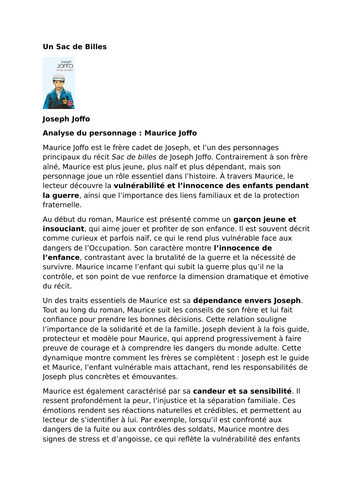 Un Sac de Billes – Joseph Joffo –  Maurice Joffo