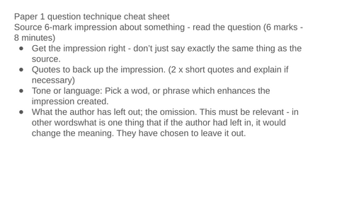 iGCSE Edexcel Paper 1 answer guide