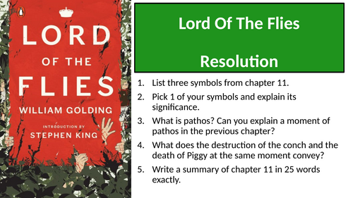 Lord Of The Flies - Chapter 12 Resolution