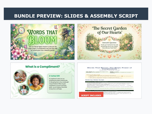 Words That Bloom | KS1 & Lower KS2 Assembly | The Power of Compliments