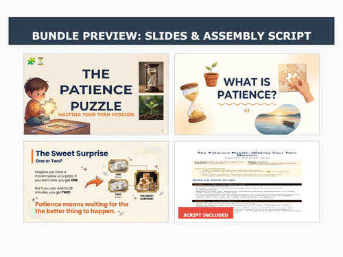 The Patience Puzzle: KS1 & Lower KS2 Assembly Bundle | Self-Regulation