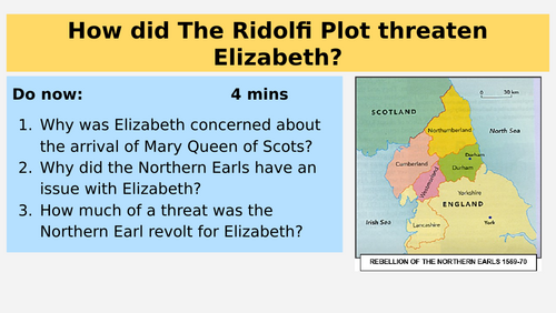 Elizabeth Lesson 19 - Ridolfi/Northern Earls