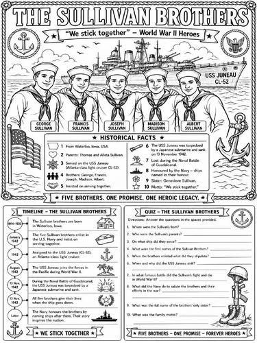 The Sullivan brothers poster