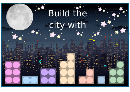 Building a city with Numicon 14-20 (1-13 also included)