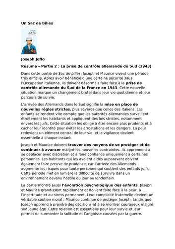 Un Sac de billes – Joseph Joffo – Part 2: The German Takeover of the South