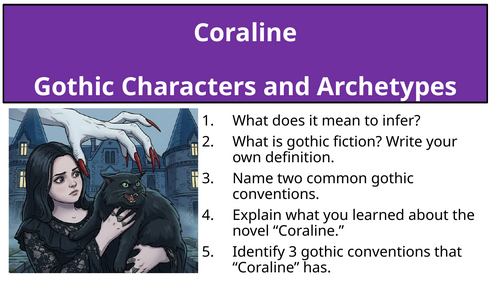Gothic Characters and Archetypes | Teaching Resources