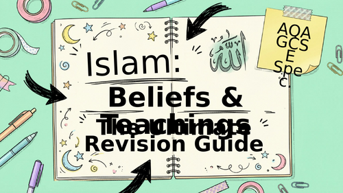 AQA GCSE Religious Studies - Islamic beliefs and teachings revision lesson