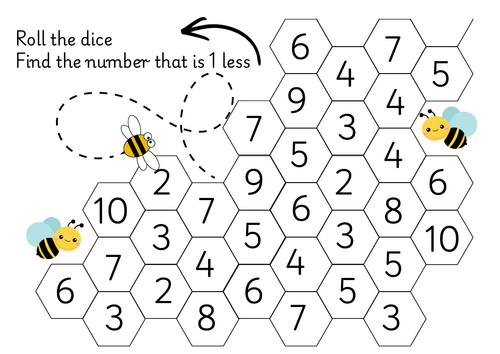 Bee Counting - One less
