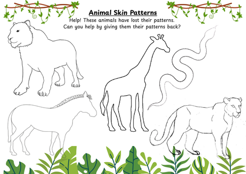 Missing Animal Skin Patterns