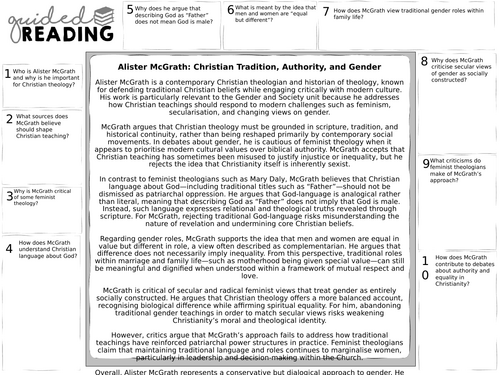 OCR A-Level Gender and Society: A McGrath