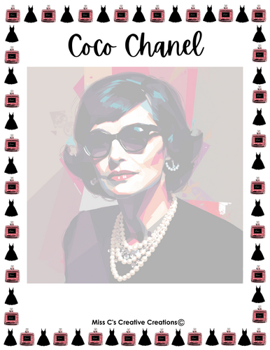 French Biography of a famous person Coco Chanel (Biographie de Coco Chanel)