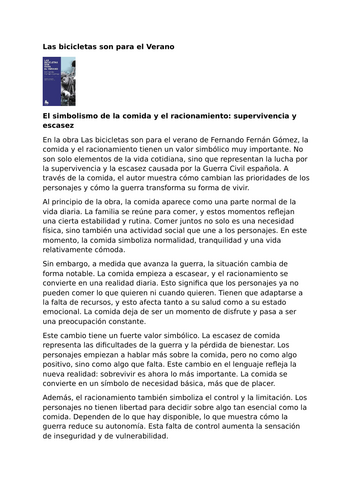 Las bicicletas son para el verano – Fernando Fernán Gómez – Symbolism of the Seasons