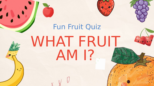 KS1 Fruit Kebabs DT Unit | 4 Week Food Technology Project for Year 1 and Year 2