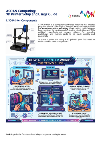 ASDAN Computing - 3D Printing