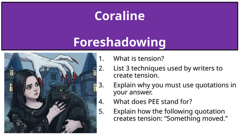 Coraline - Chapter 2 Foreshadowing