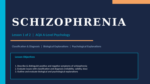 Schizophrenia revision