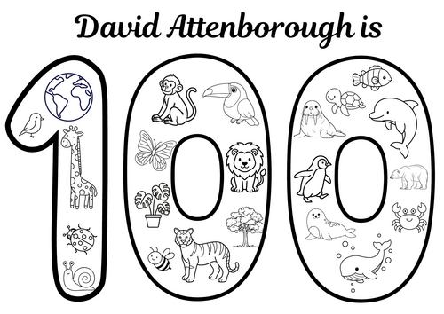 David Attenborough is 100 Pack