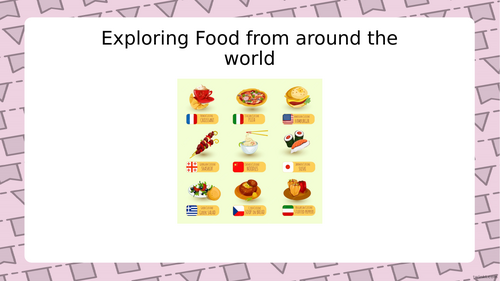 Year 8/9 Home Economics – Foods Around the World (Full Lesson PowerPoint)