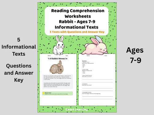Reading Comprehension Rabbits Year 3 – Nonfiction Texts | Worksheets ...