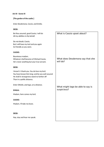Villains in Shakespeare Prospero, Caliban, Iago, Richard III, Tybalt