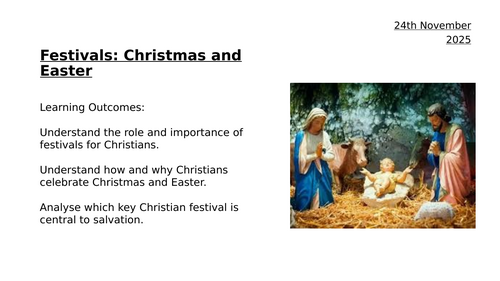 Christian Festivals full lesson