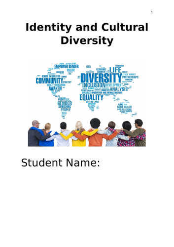 ASDAN : Identity and Cultural Diversity Booklet