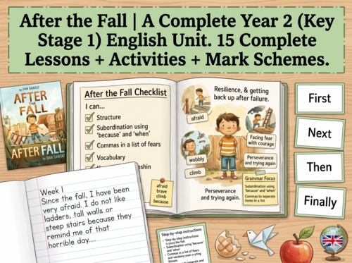 After the Fall | Year 2 English Unit | 15 Complete Lessons + Resources + Marking Scheme