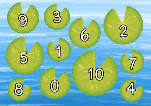 Lily pad number bonds to 10