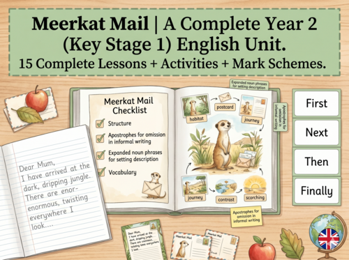 Meerkat Mail | Year 2 English Unit | 15 Complete Lessons + Resources + Mark Scheme