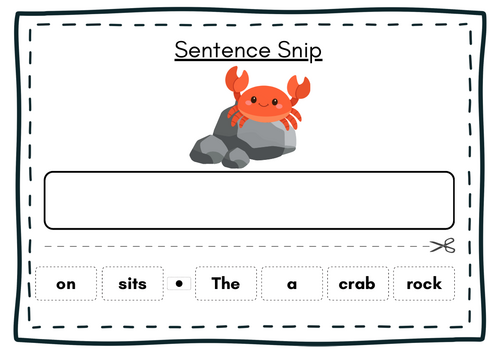 Under the Sea Sentence Snip