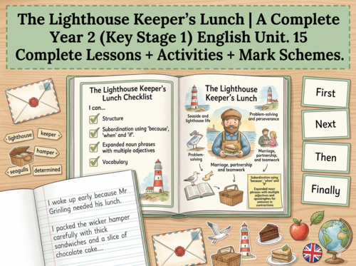 The Lighthouse Keeper's Lunch | Year 2 English Unit | 15 Complete Lessons + Resources