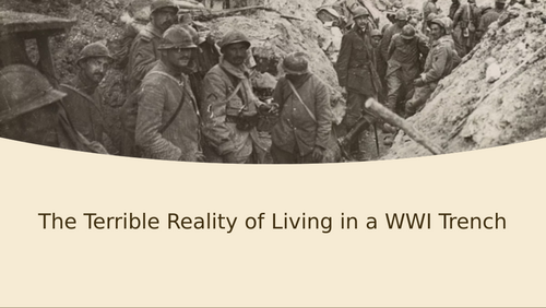 WWI Trench Warfare Slideshow Presentation