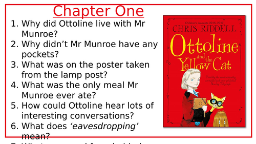 Ottoline and the Yellow Cat Guided Reading PowerPoint with VIPER questions.