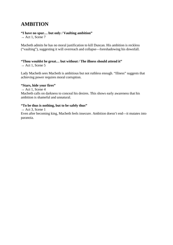 GCSE Macbeth Revision Bundle | Quotes, Flashcards, Scene Analysis & Grade 8–9 Essay Toolkit