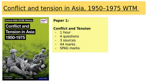 Conflict and Tension in Asia Walking Talking Mock (AQA GCSE 9–1) – Full Exam Skills Lesson