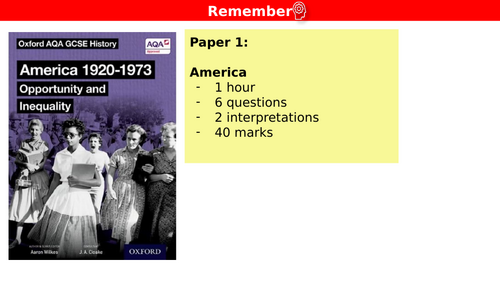 America, 1920–1973 Walking Talking Mock (AQA GCSE 9–1) – Full Paper 1 Exam Skills Lesson