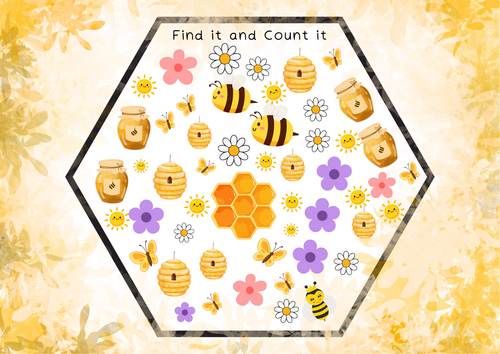 World Bee Day - Find It and Count It Game
