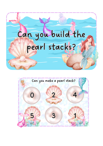 Mermaids - pearl number stacks